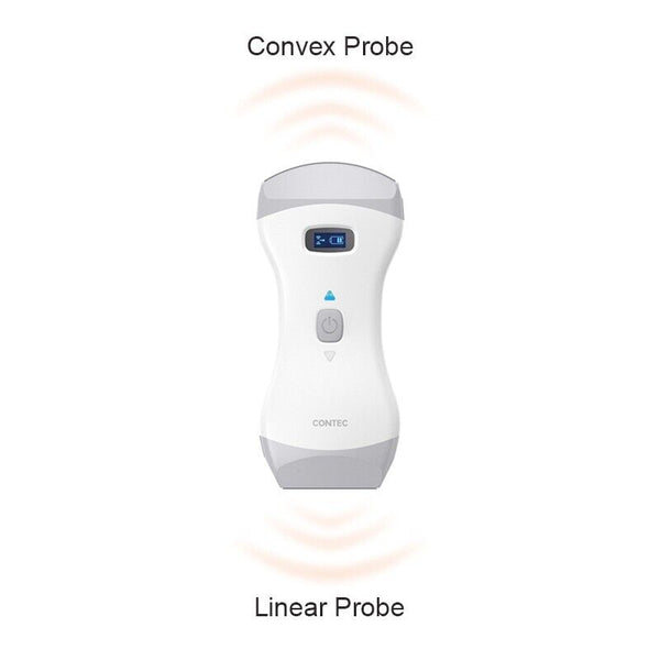 Système de diagnostic par ultrasons Doppler couleur à double sonde portable CMS1600B-VET, utilisation vétérinaire rechargeable WIFI pour animaux/animaux de compagnie