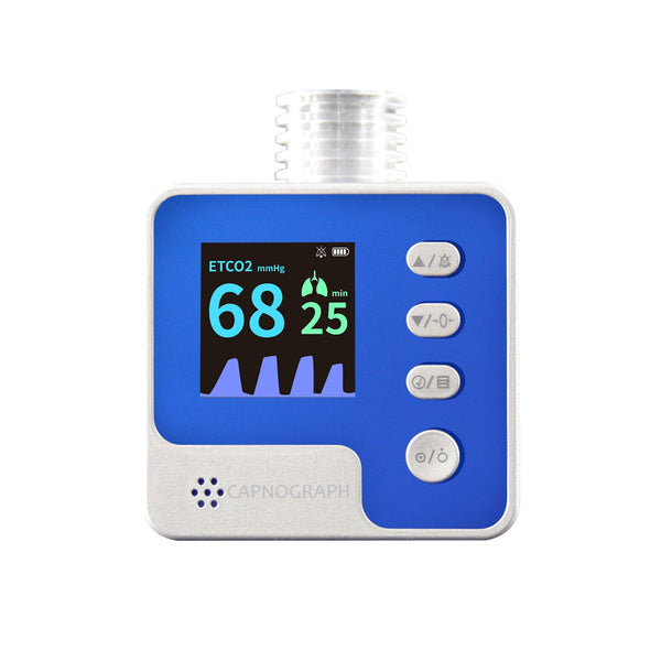 Usage vétérinaire CONTEC CA10M-VET grand public capnographe ETCO2 fréquence respiratoire moniteur de CO2 de fin d'expiration pour animaux