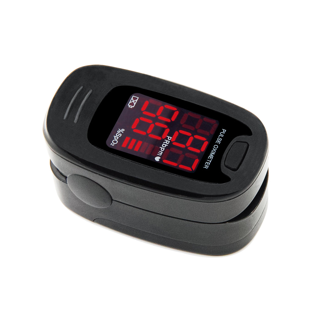 CONTEC CMS50M oxymètre de pouls noir saturation en oxygène du sang du bout des doigts SpO2, moniteur PR LED