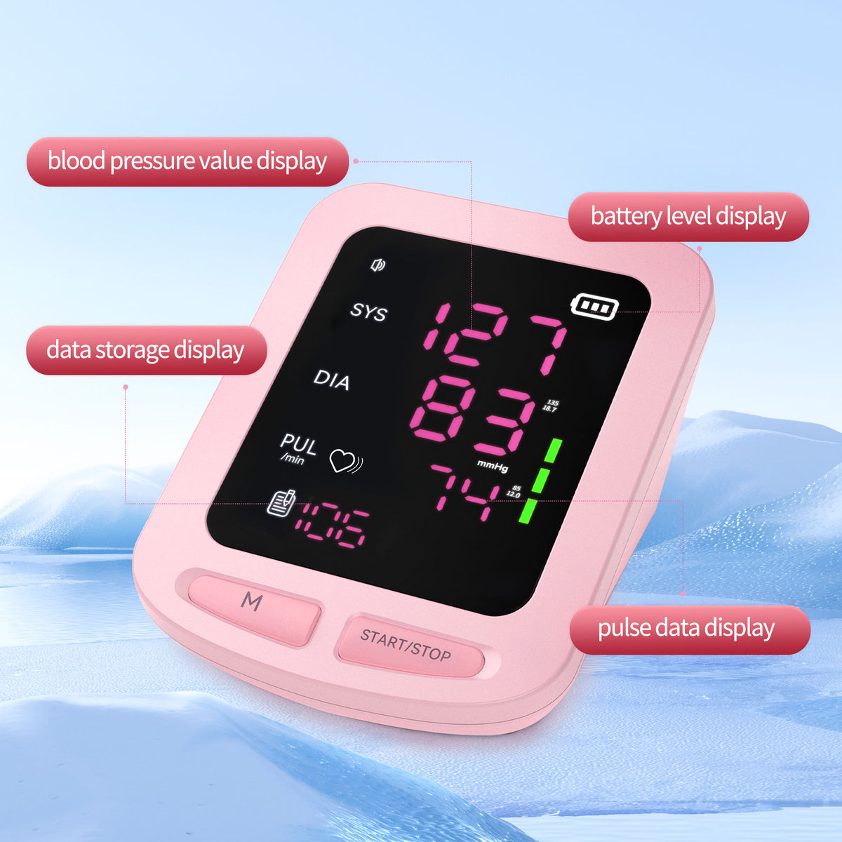 Electronic sphygmomanometer CONTEC Blood Pressure Monitor CONTEC08E NI