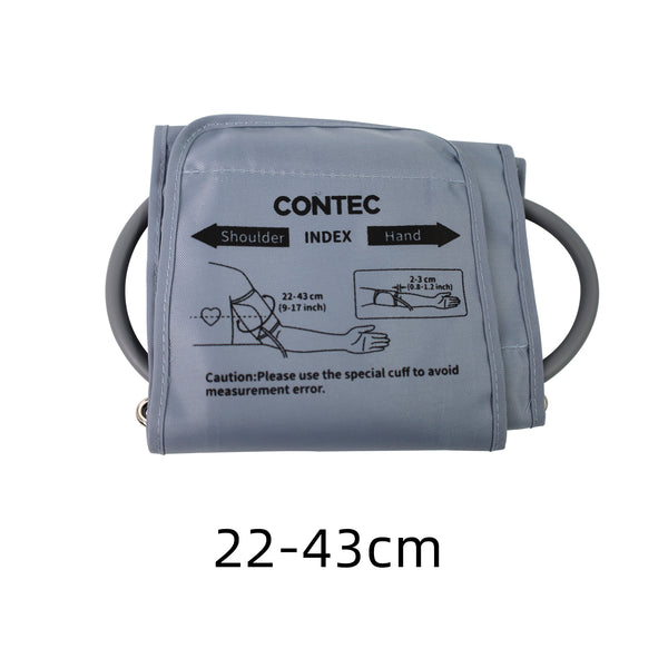 Manguito para adultos de gran alcance, brazo de 22 a 43cm, manguito de un solo tubo para adultos, monitor de presión arterial CONTEC08A/CONTEC08C