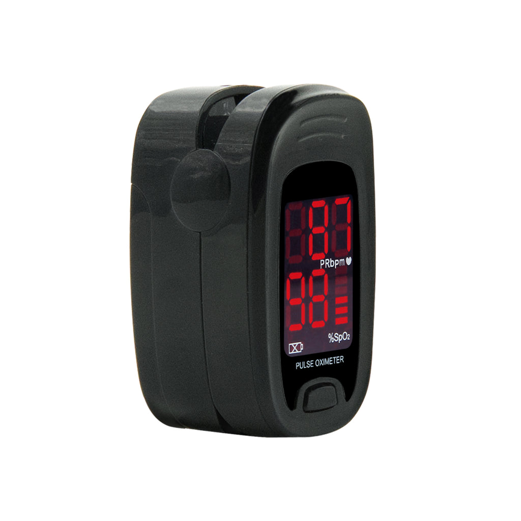 CONTEC CMS50M oxymètre de pouls noir saturation en oxygène du sang du bout des doigts SpO2, moniteur PR LED