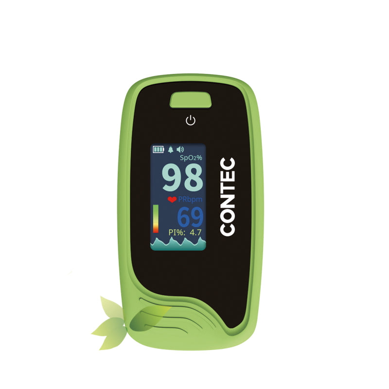 CMS50-Pro Fingeritip Pulse Rate Oximeter Blood Oxygen Green CONTEC Spo2 PR