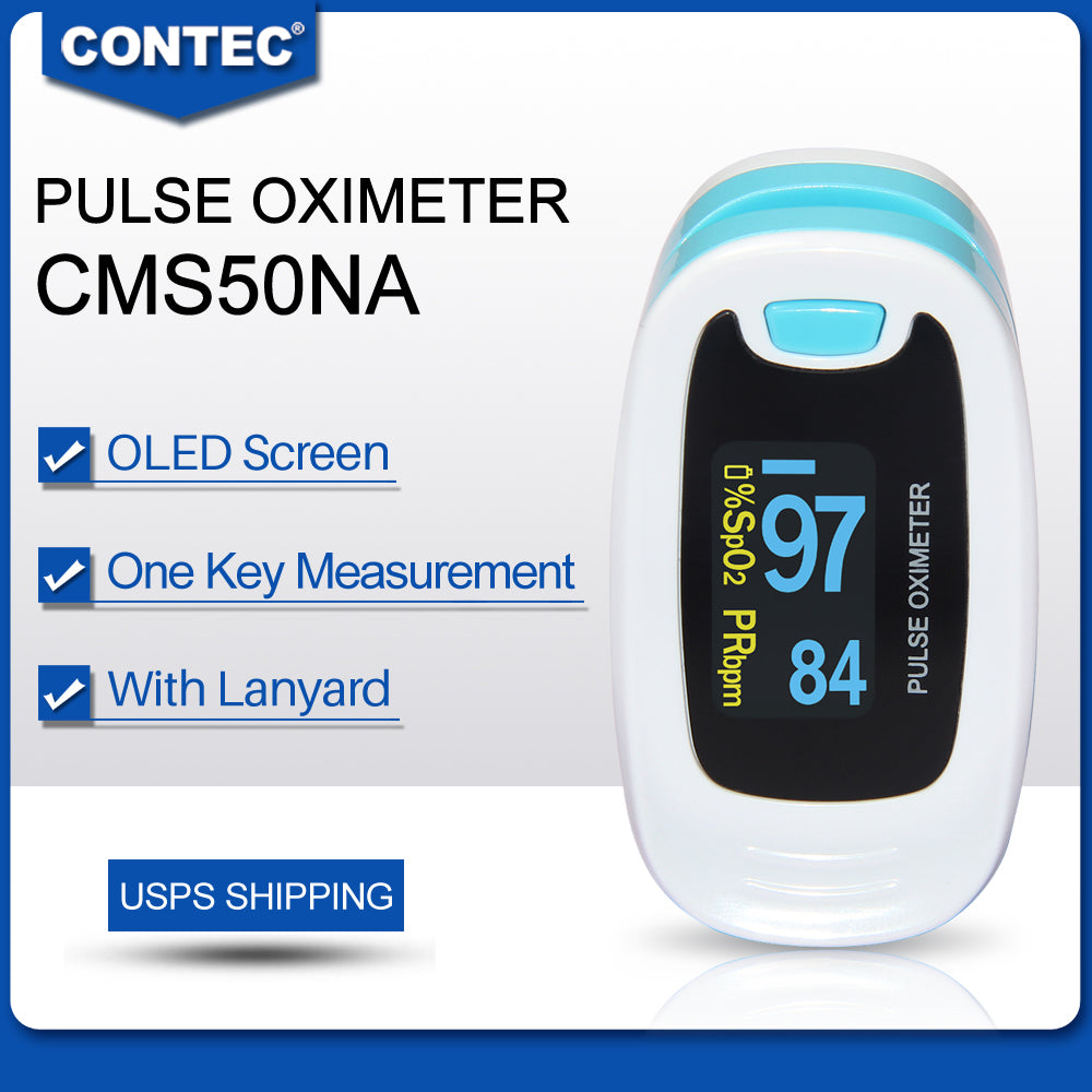 Oxymètre de pouls connecté avec écran couleur OLED, Appareils de mesure