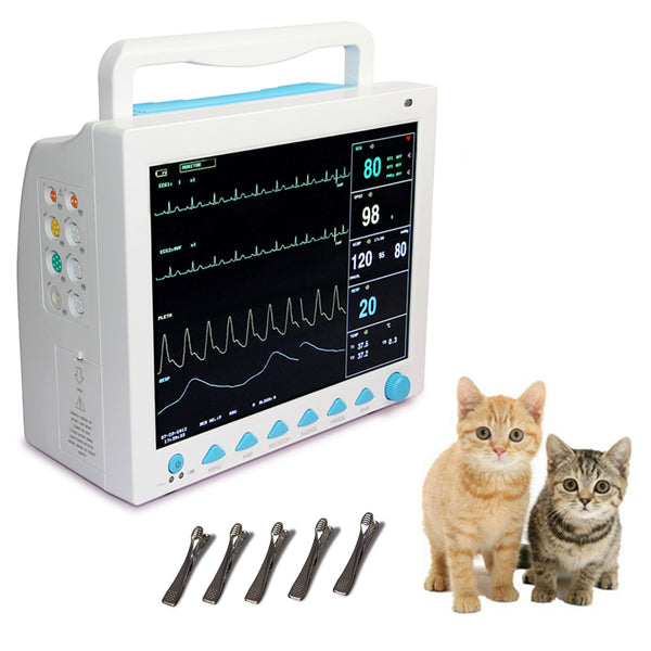 CONTEC CMS8000 VET Veterinary 12.1" LCD 6 Parameter ICU CCU Patient Monitor CE FDA