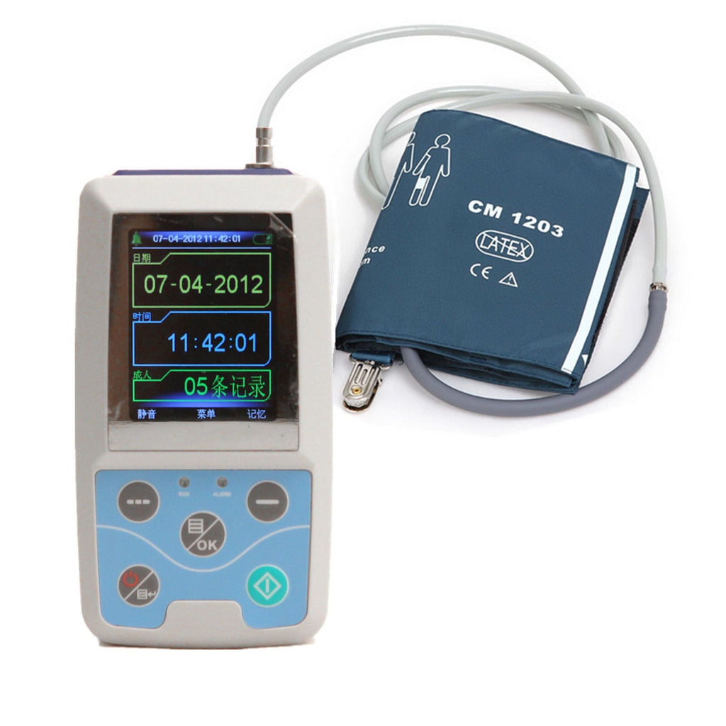 Ambulatory Blood Pressure Monitor NIBP Holter ABPM50 USB Software 24 Hour Record - CONTEC
