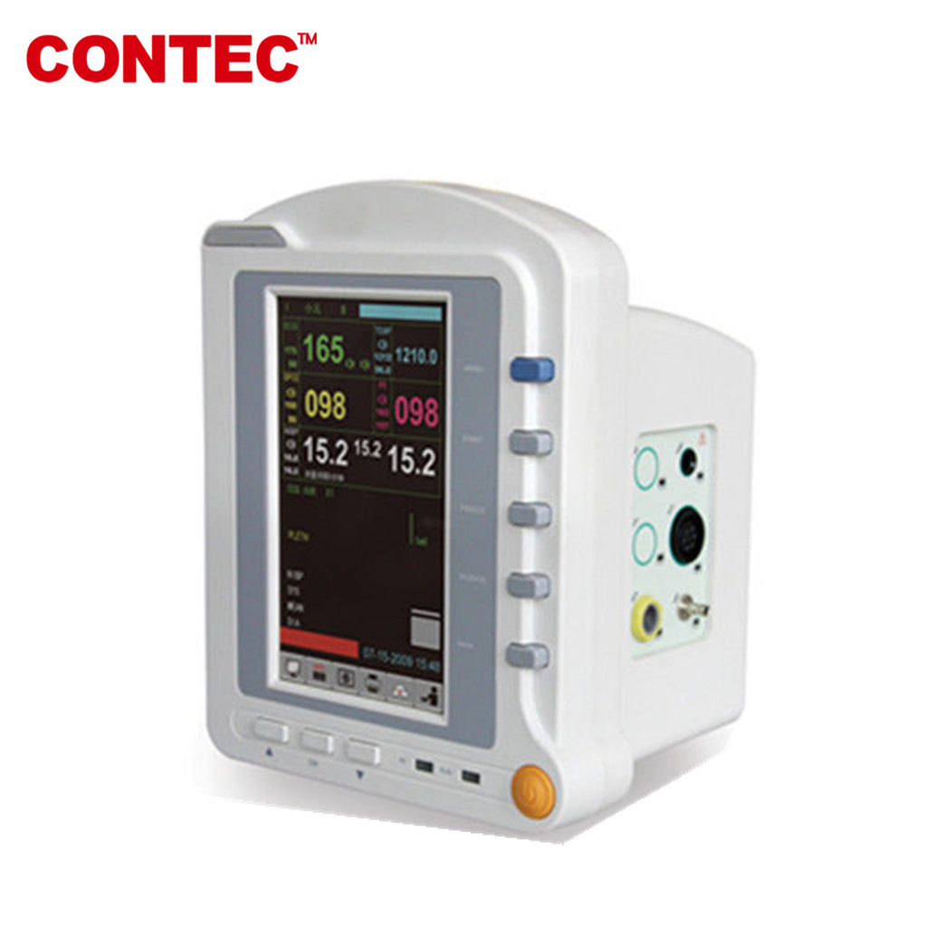 Touch Screen CMS6500 ICU Patient Monitor 7'' TFT color LCD ECG,NIBP,SPO2,PR,RESP,TEMP - CONTEC