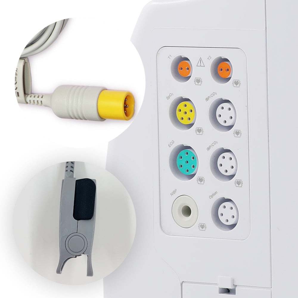 CONTEC New Adult/Child/Neonatal SpO2 Probe Reusable Sensor For CMS6000