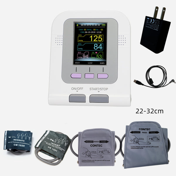 CONTEC Digital Blood Pressure Monitor CONTEC08A  4cuffs+adapter