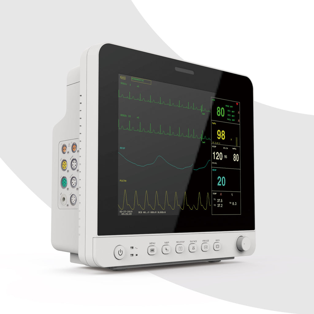 CONTEC CMS9100 patient monitor ECG, RESP, SpO2, PR, NIBP 12.1'' color