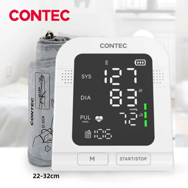 CONTEC08C Electronic sphygmomanometer Blood Pressure Monitor CONTEC NIBP LED screen