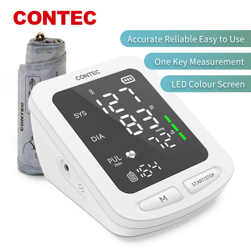 Electronic sphygmomanometer CONTEC Blood Pressure Monitor CONTEC08E NIBP LED screen