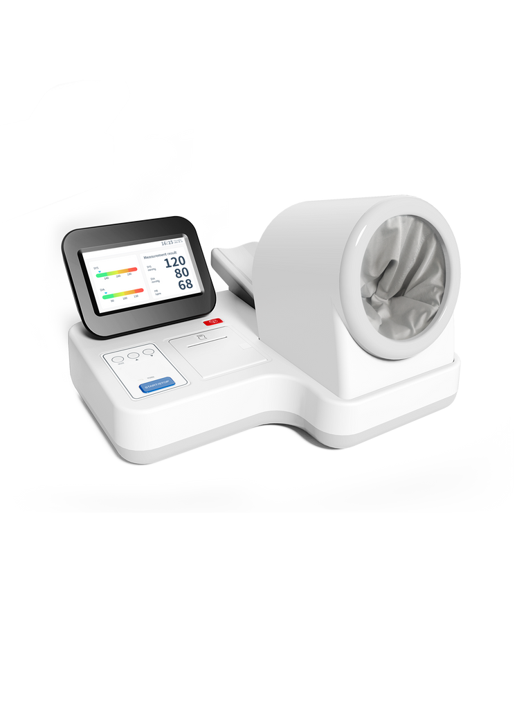 Tensiomètre électronique à baril de bras entièrement automatique, Intelligent, automatique, type bras supérieur, écran couleur + imprimante, CONTEC07A