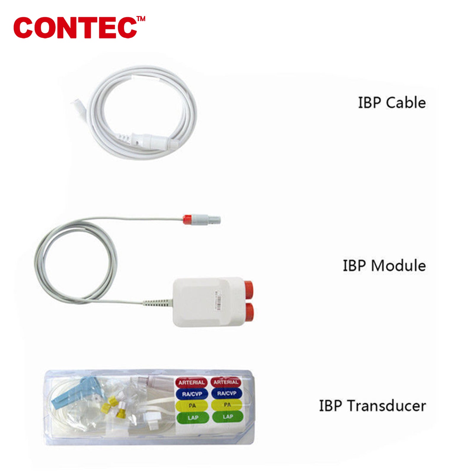 Ibp Box IBP cable sensor,IBP module Invasive Blood Pressure Module for CONTEC