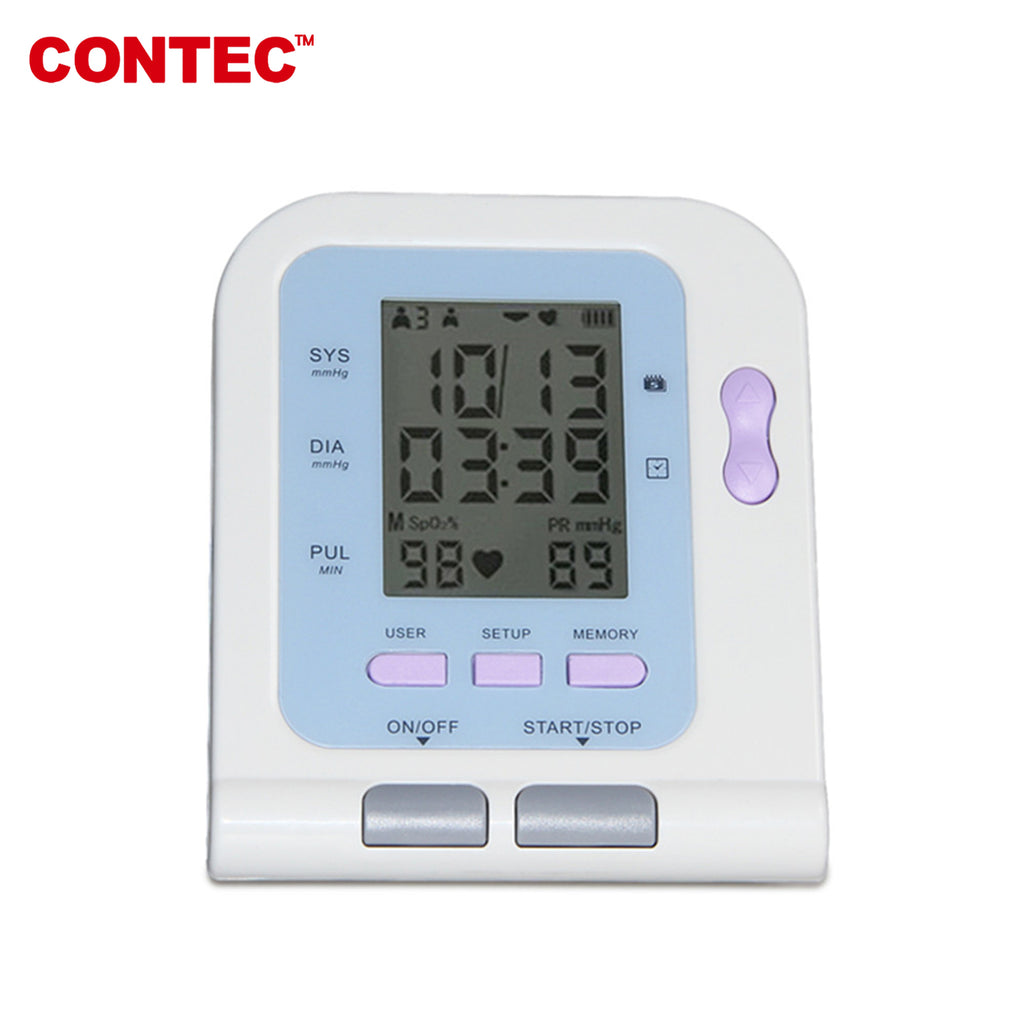 CONTEC08C Desktop Digital Blood Pressure Monitor, LCD+Adult Cuff CONTEC - CONTEC