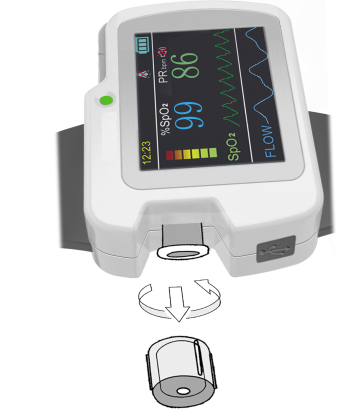 CONTEC RS01 Respiration Sleep Monitor,Wrist Sleep Apnea Screen Meter software - CONTEC