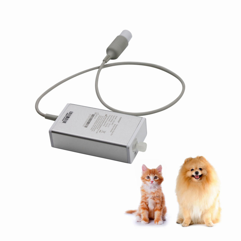 Módulo ETCO2 de uso veterinario con tubo de muestreo CO2-M01 Capnógrafo Cable de CO2 respiratorio para monitor de paciente CONTEC bland CMS8000VET/CMS6000VET animales domésticos