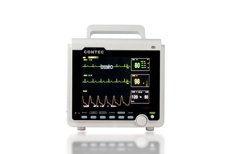 CMS6000VET Veterinary Patient Monitor ICU CCU Vital Signs Monitor 6 Pa ...