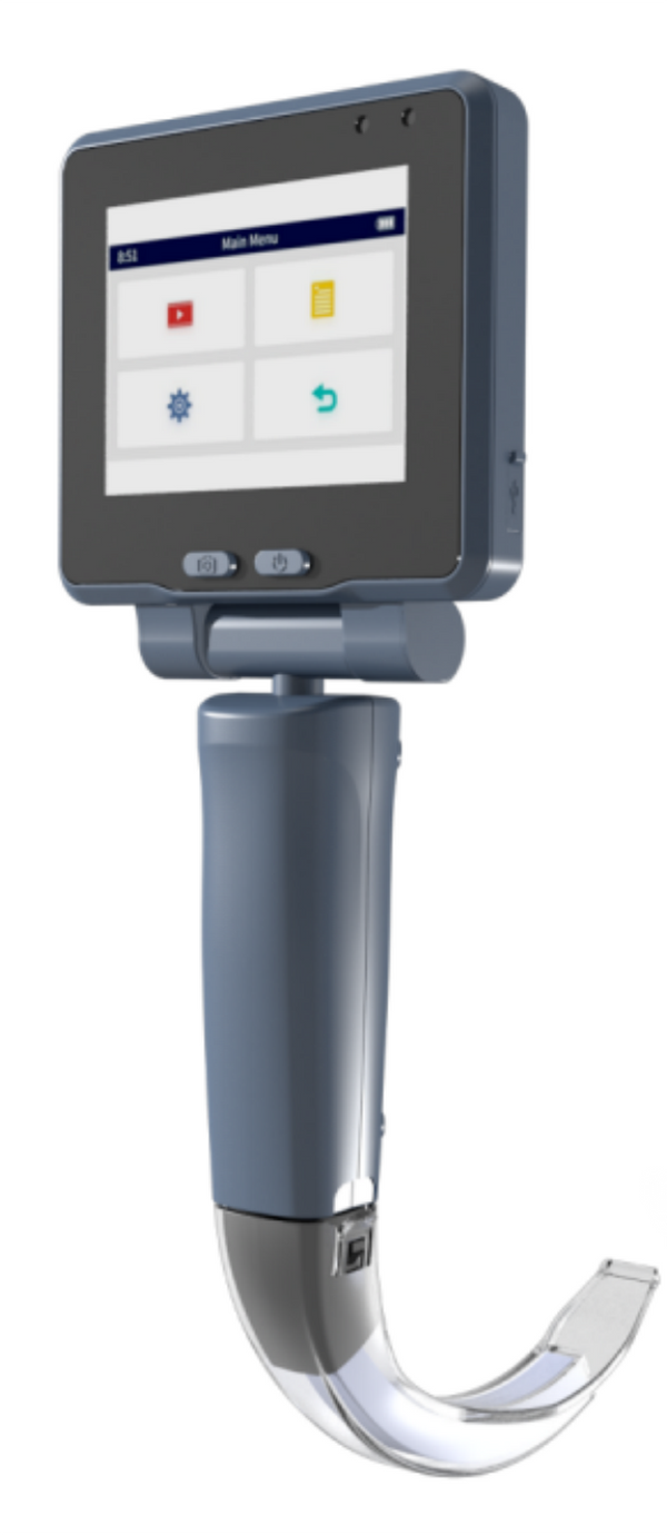 Laryngoscope vidéo portable GS1, haute définition, écran couleur LCD 3.5 pouces avec 3 lames gratuites, nouveauté 2022