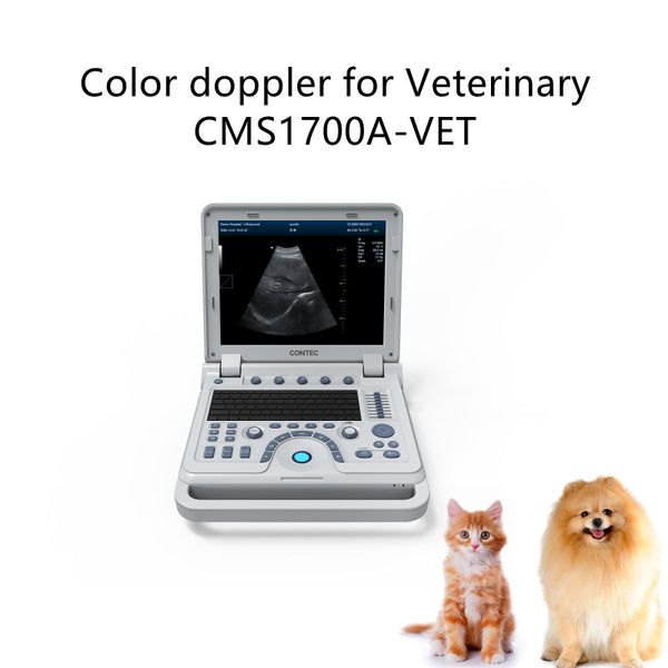 Cheval/vache vétérinaires de machine de scanner d'ultrason de Doppler couleur CMS1700A-VET 