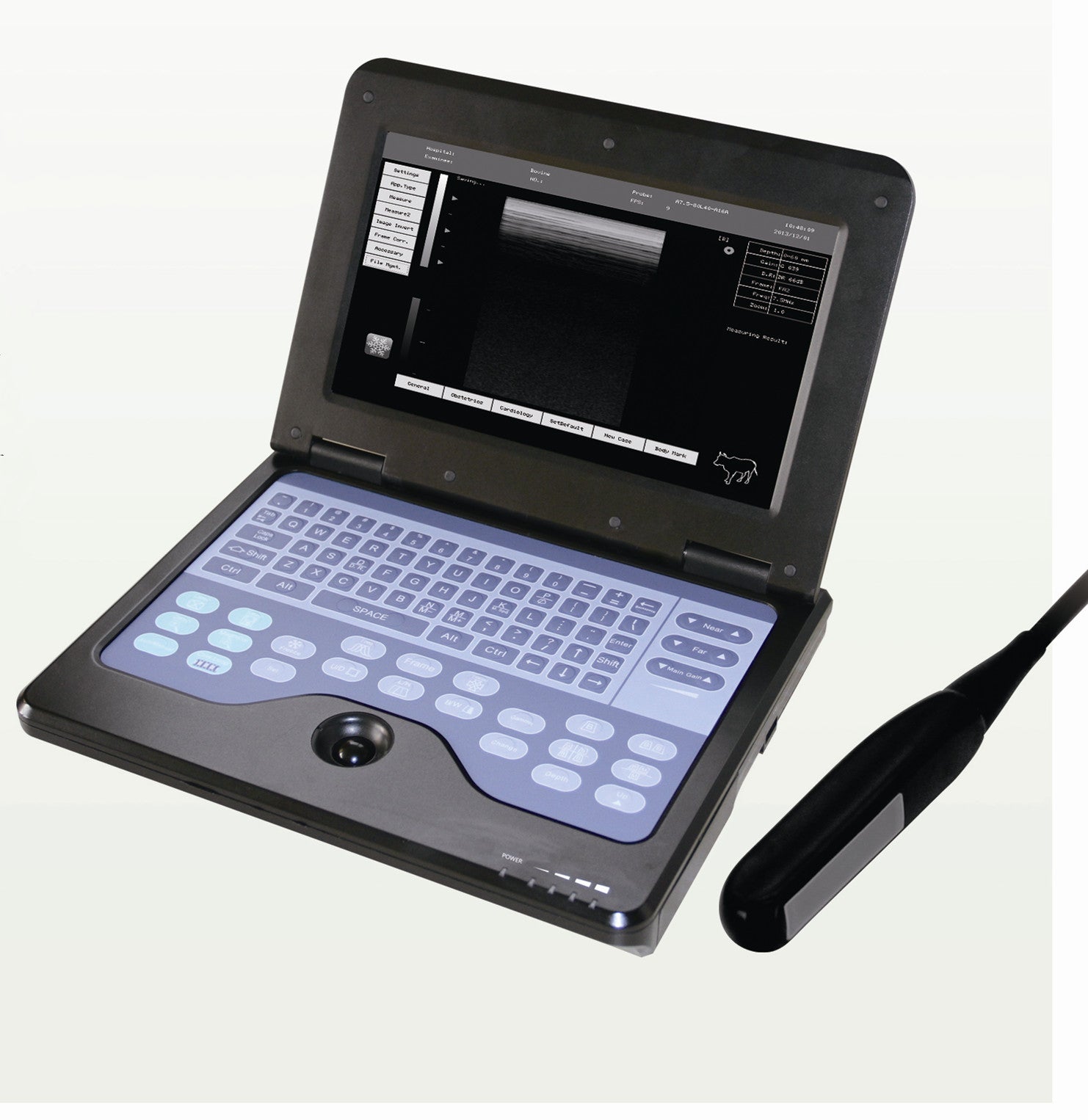 CMS600P2VET Veterinary Ultrasound Scanner Laptop Machine,Horse/Cow Rec ...