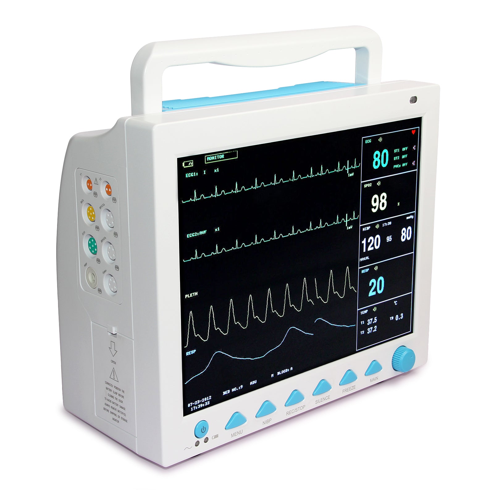 CONTEC CMS8000VET ICU Veterinary Patient Monitor Vital Signs Animal CO