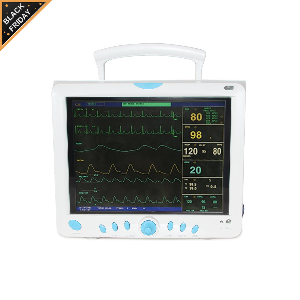 Envío desde China CONTEC CMS9000 Monitor de paciente ICU/CCU de signos vitales 6 parámetros, LCD TFT a color de 12,1 pulgadas