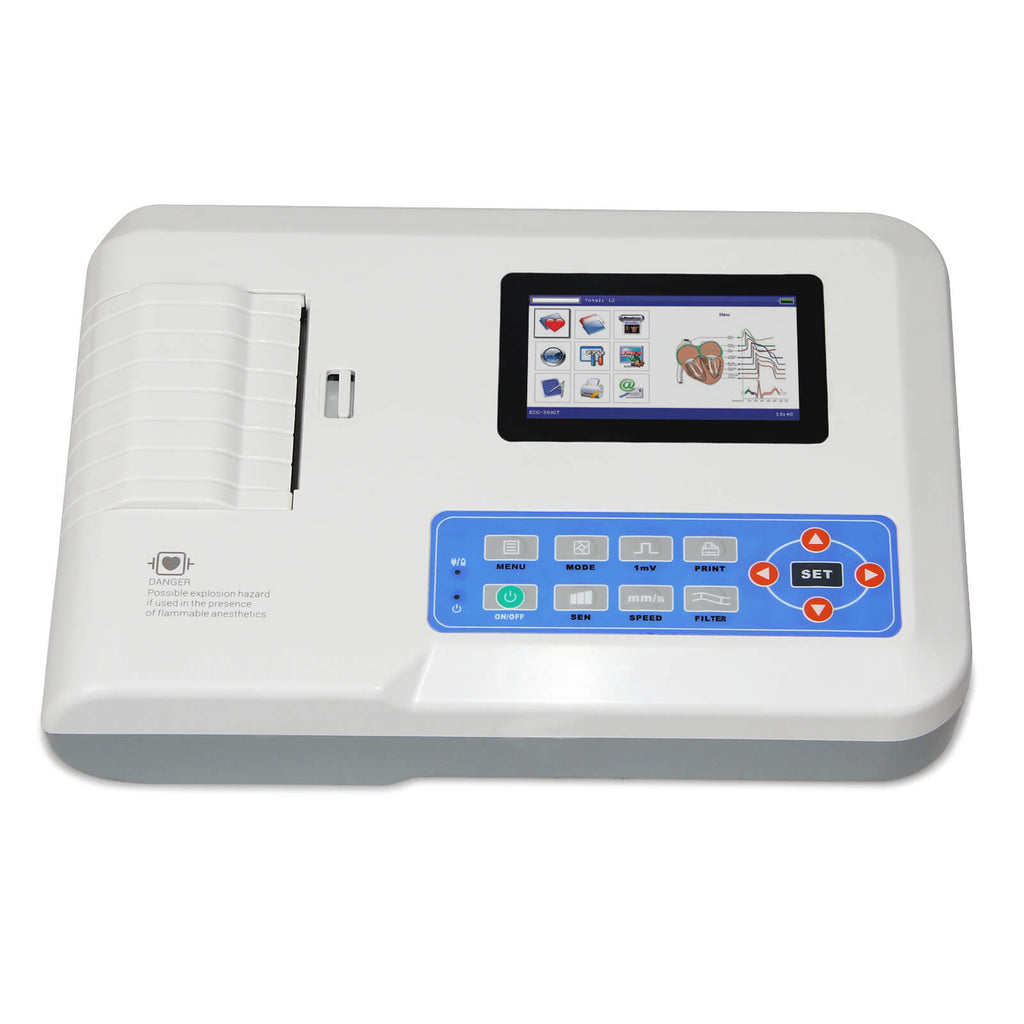 Electrocardiógrafo portátil para máquina de ECG médica Contec ECG90A -  China Electrocardiograma Holter, electrocardiógrafo portátil
