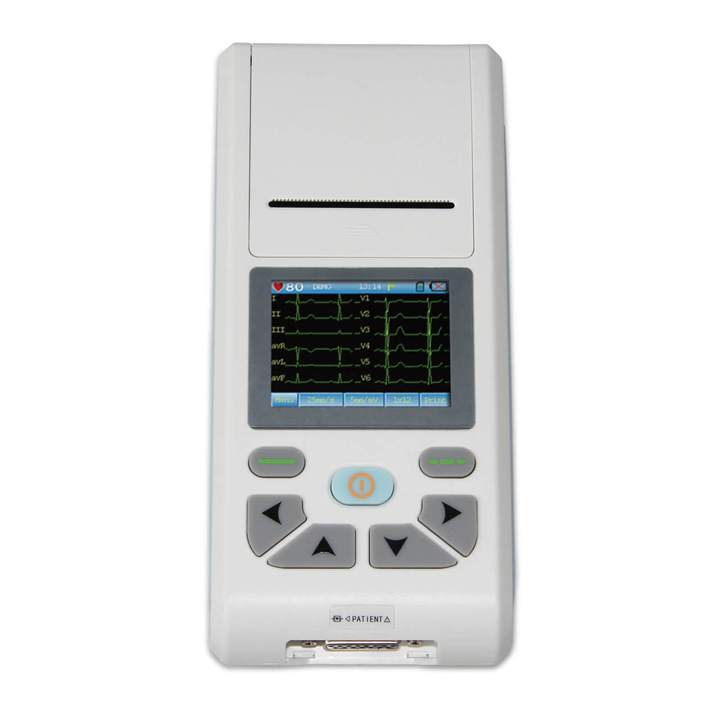 ECG90A Touch 12-lead ECG&EKG Machine Electrocardiograph Sync PC Software - CONTEC