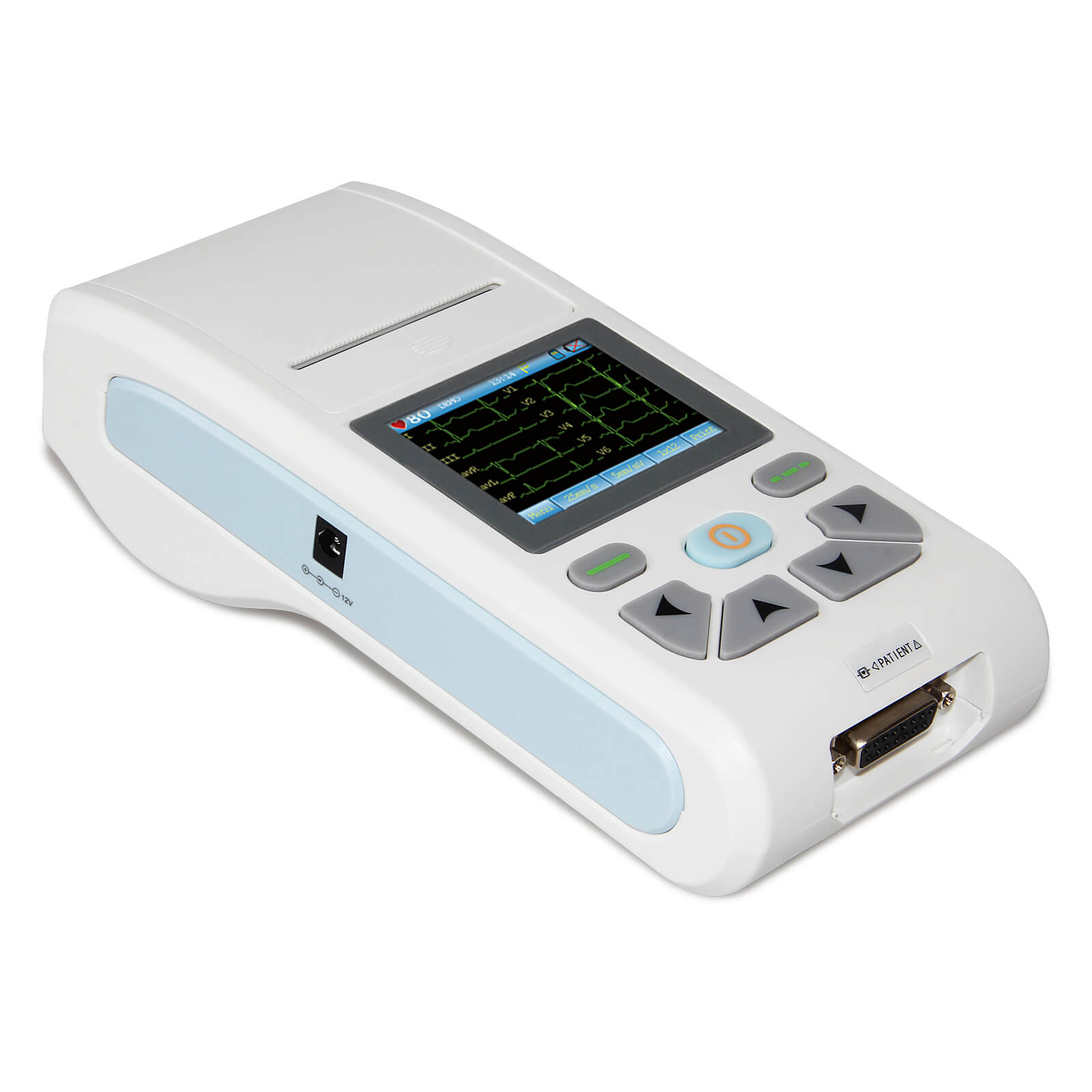 Touch screen Electrocardiograph CONTEC ECG90A 12-lead ECG&EKG Machine