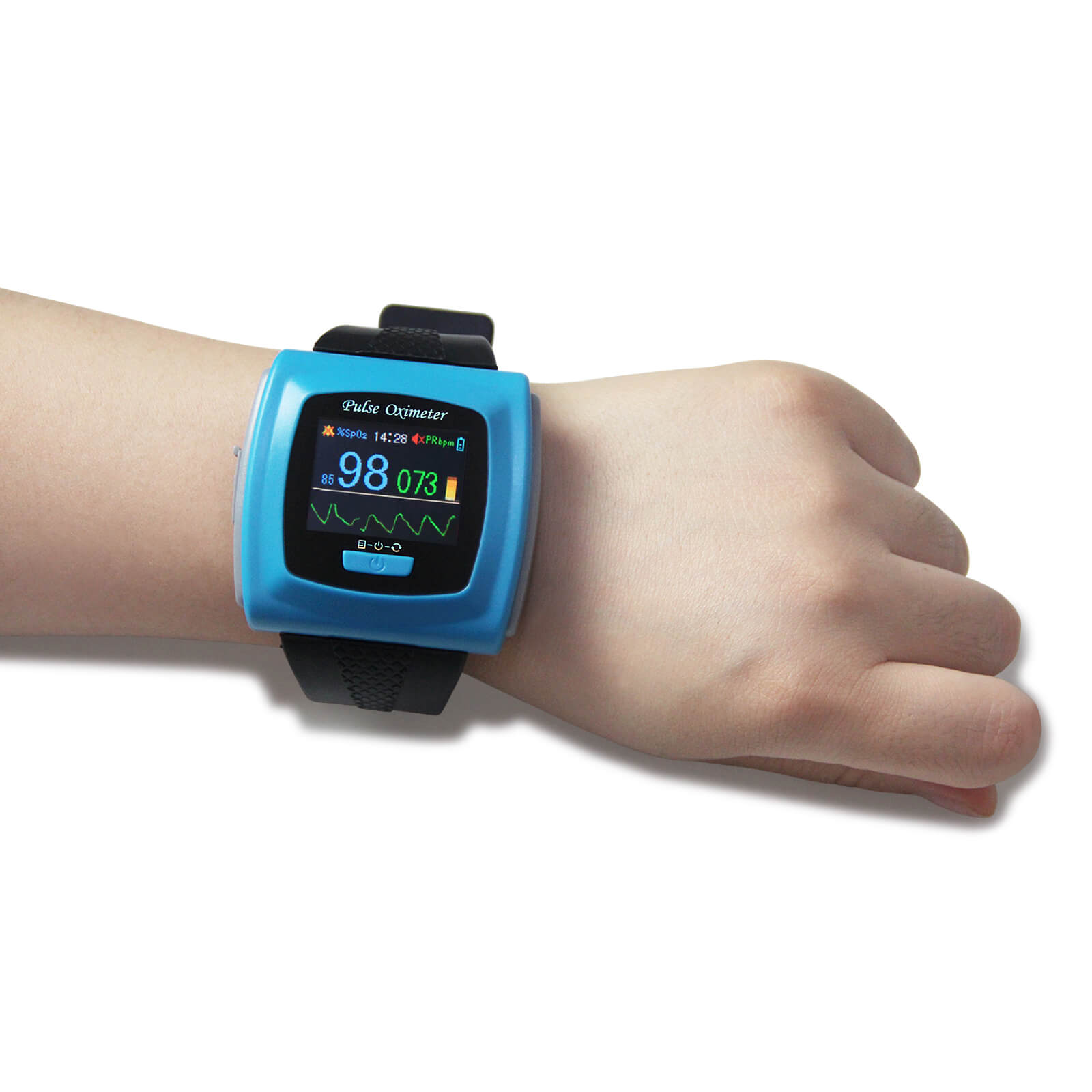 US Stock Wrist Pulse Oximeter Fingertip SpO2 probe Sleep Heart rate Mo ...