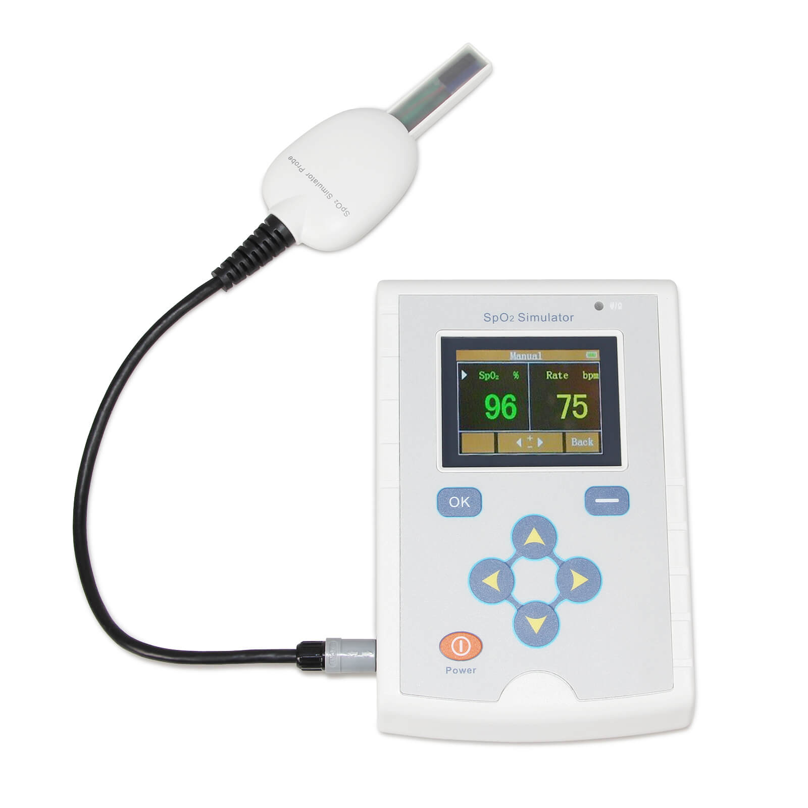 Alat Spo2 SpO2 Simulator MS100 Pulse Rate Blood Oxygen Simulator Pulse Oximeter ...