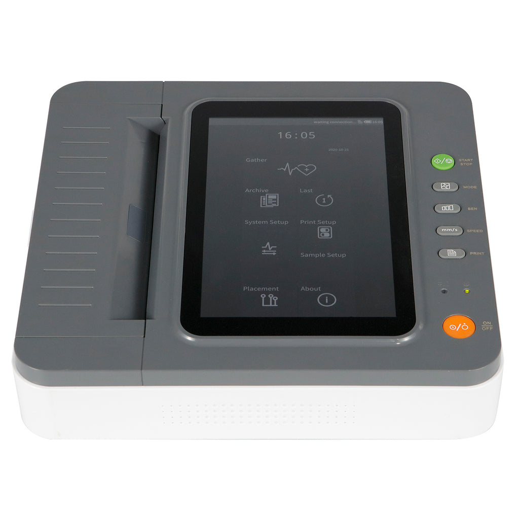 CONTEC Handheld Portable ECG Machine, ECG Monitor 12 lead 3/6/12 Channel  electrocardiograph Printer & Software 