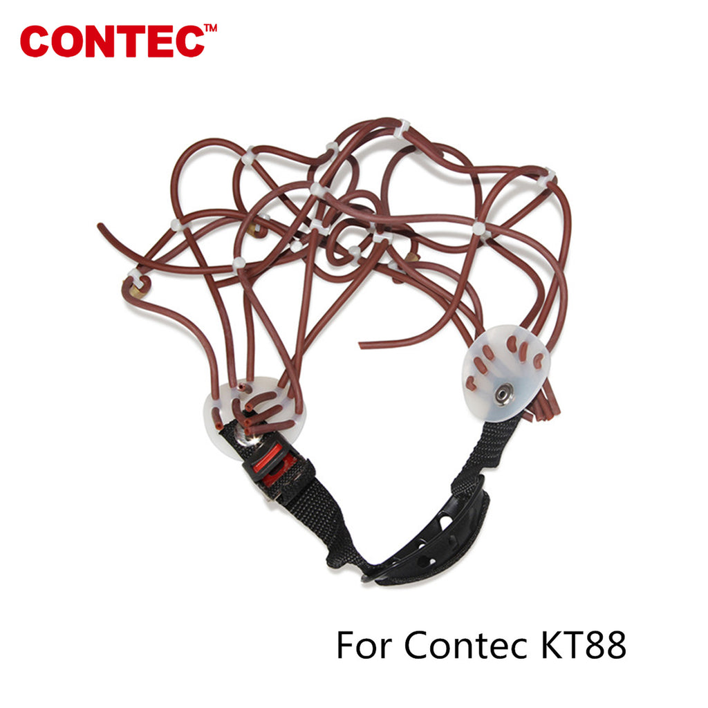 CONTEC NEW Standard 10-20 Adjustable Rubber EEG cap For EEG machine KT88 - CONTEC