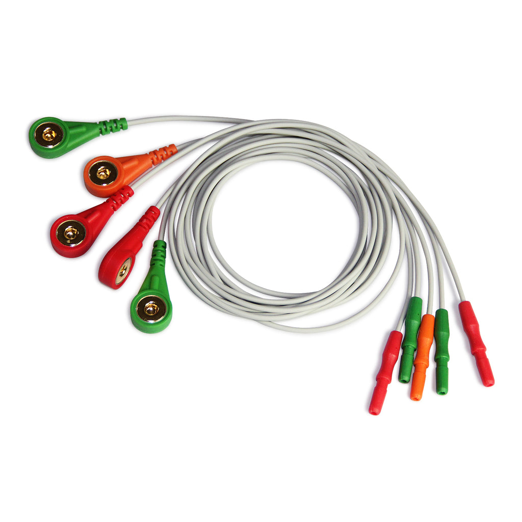 Câble ECG à 5 fils pour support ECG/ECG CONTEC, livraison depuis la chine, TLC9803/TLC5007 