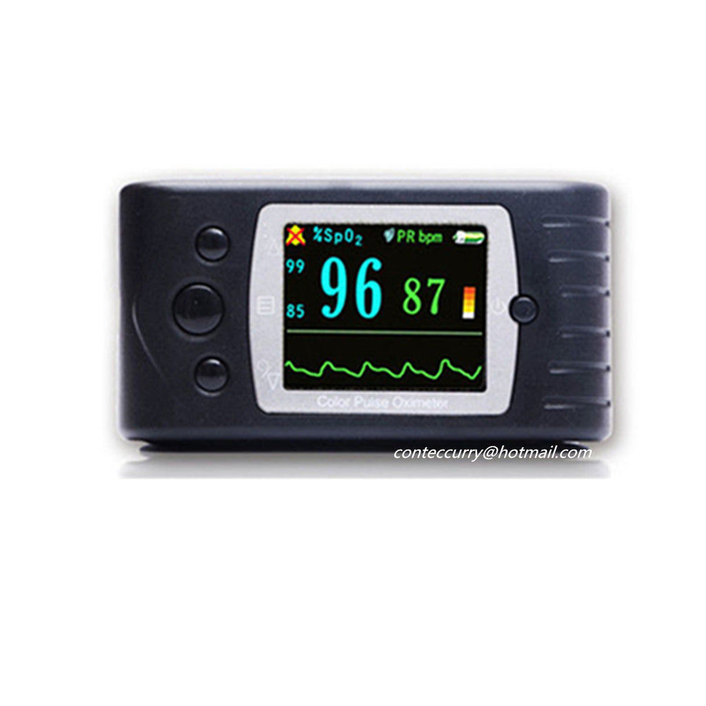 CONTEC Rechargable Pulse Oximeter CMS60C With Child spo2 probe,Alarm CE FDA - CONTEC